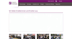 Desktop Screenshot of evangelische-fachschulen.de